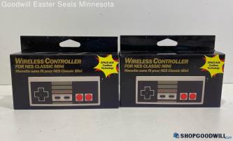 Sealed Nintendo NES Wireless Controller Lot of 2