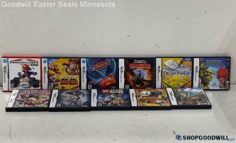 Nintendo DS Game Lot Of 11 Pictionary, Carnival Games, Cars 2 & More