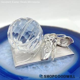 SWAROVSKI Basketball Crystal Court Shoes Figurine