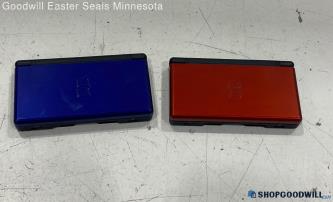 2ct. Nintendo DS Lite Handhelds For Parts/Repair