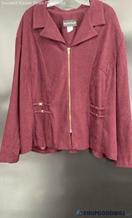 Giorgio Sant'Angelo women's Burgundy LS Shirt and skirt set - Sz 26