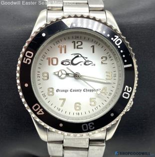 Men's ORANGE COUNTY CHOPPERS Silver Tone Watch