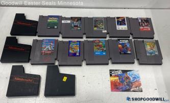 Nintendo NES Video Game Lot Of 10 Star Tropics, Mission Impossible & More