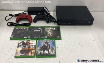 Microsoft Xbox One Console w/Games, Controllers & Cords- Tested