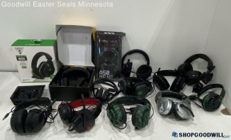 Grab Box Lot Of Gaming Headsets Various Brands Turtle Beach & More