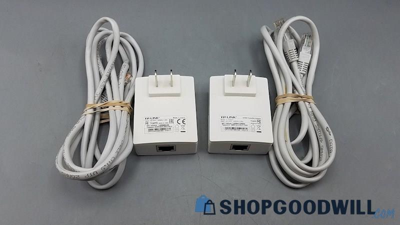 TP-Link PA4010-AV500 Powerline Network Adapter Lot of 2