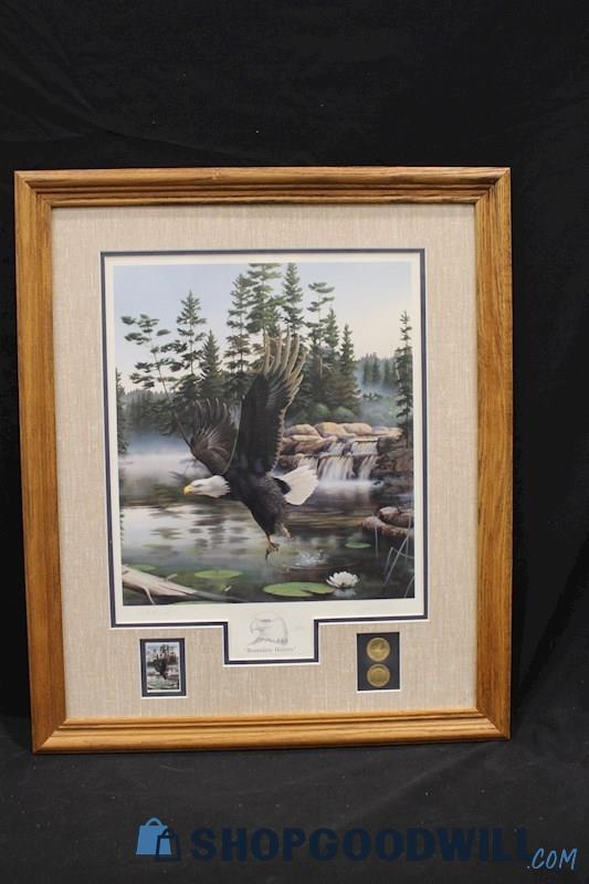 Framed Collectors & Limited Edition Print 'Boundary Waters' Signed by Lou Stans