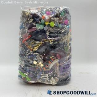 Collection of Costume Jewelry Styles 8lbs