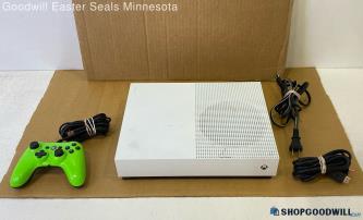 8lb Microsoft Xbox One S All Digital Ed #1681 S#045714793816 w/Acc.*Reset/PwrsOn