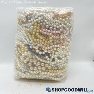 Faux Pearl Costume Jewelry Collection 11lbs