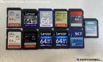 SanDisk Lexar ONN+ 64-GB SDHC Memory Cards - RESET/FORMATTED