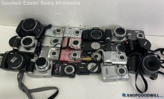 Lot of Kodak Digital Easy Share Point & Shoot Cameras -Untested