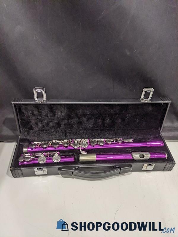 Unbranded Purple Flute w Carry Case  