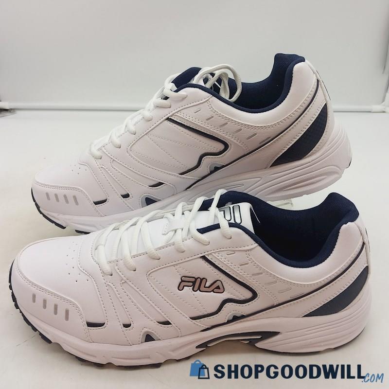 Fila Men's White/Blue Sneakers Sz 13