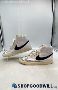 Nike Men's Blazer Mid '77 ''Vintage'' White Leather Sneakers Sz 11