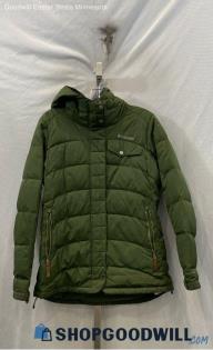 Columbia Women's Olive Green Omni-Heat Down Insulated Puffer Jacket - Sz M