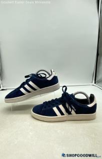 Adidas Men's Campus Navy Blue Suede Sneakers Sz 7.5