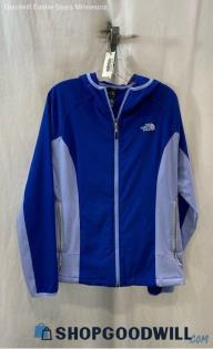 The North Face Women's Blue Full Zip Jacket - Sz XL