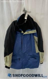 Columbia Men's Blue/Gray Parka Jacket - Sz M