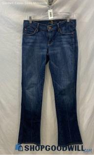 7 For All Mankind Women's Dark Blue Bootcut Jean - Sz 27