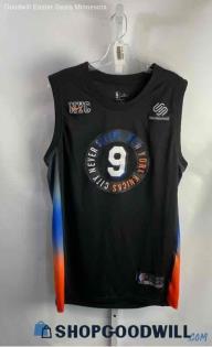 NBA NY KNICKS #9 BARRET Men's Black Jersey - Sz XL