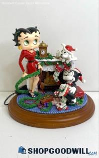 The Danbury Mint Betty Boop "Holiday Hearth" Christmas Figurine