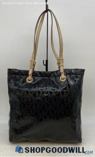 Michael Kors Signature Black Tote Womens Patent Leather