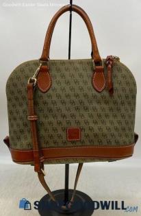 Dooney & Bourke Green Satchel/Top Handle Bag Womens Canvas