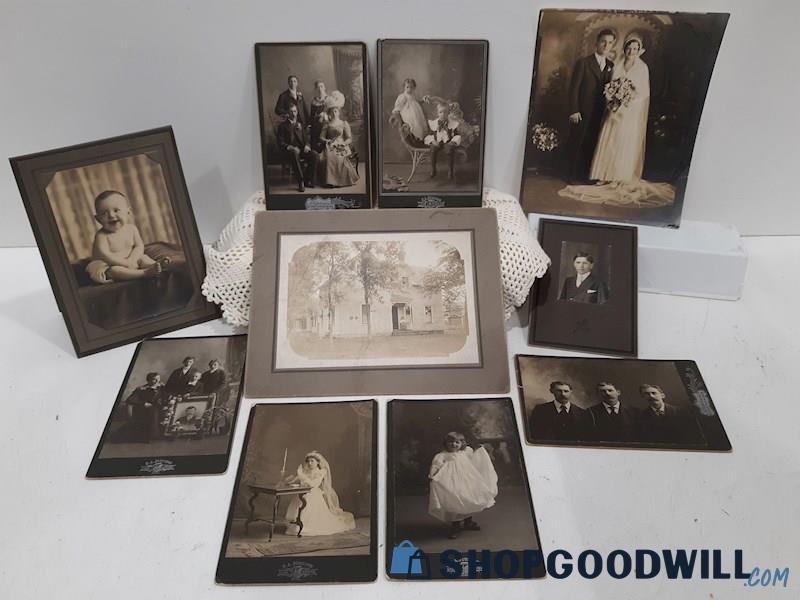 Vintage Wedding & Portrait Photos Lot 