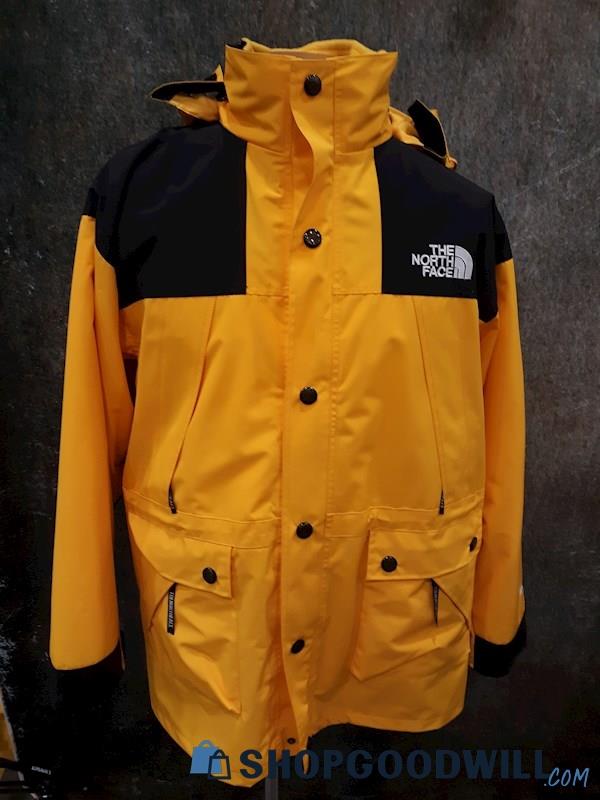 North Face Men's Gore-Tex BRIGHT YELLOW coat w/Liner - Size L - NWOT