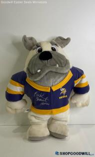 Vintage Play Football Vikings NFL Plush Bulldog