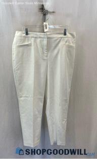 Chico's Women's White Pull On Pant - Sz 16