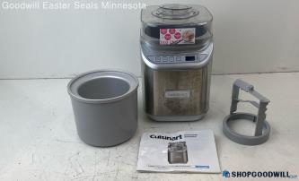 Cuisinart Ice 70 Frozen Yogurt Ice Cream Sorbet Maker Machine Powered on