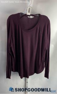 Athleta Women's Dark Maroon Pullover Sweatshirt - Sz 1X