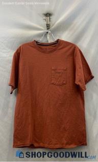 Patagonia Men's Sienna Brown Back Logo Graphic Pocket T-Shirt - Sz M