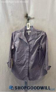 Chico's Women's Purple Dress Shirt - Sz 0