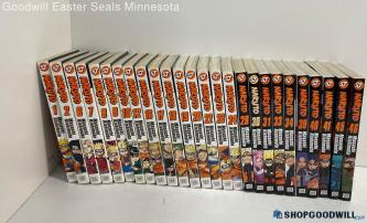 26pc Naruto Anime Manga Book Set Series Masashi Kishimoto