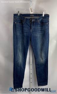 Lucky Brand Women's Dark Blue Skinny Ankle Jeans - Sz 8