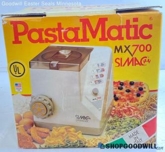 Simac Pastamatic MX700 Automatic Pasta Maker 120V 60Hz 200W 2A Not Tested