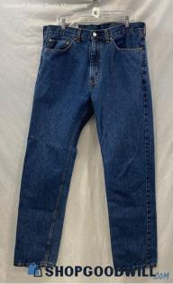 Levi's Men's Blue 505 Straight Jeans - Sz 36