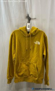 The North Face Men's Mustard/Gray Logo Back Graphic Hoodie - Sz M