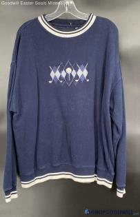 Fairway Outfitters Men's Navy blue Golf Themed LS Sweatshirt - Sz XXL