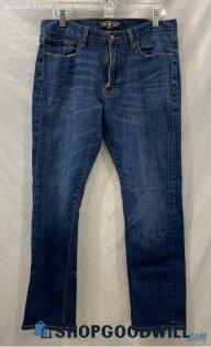 Lucky Brand Men's Dark Wash Blue Athletic Straight Jeans - Sz 32x30