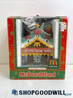 Vintage Mcdonald Mcdonaldland Theatre Figurine **TESTED--Powers On**