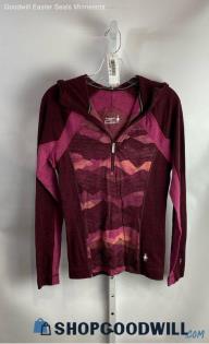 NWT Smartwool Women's Maroon Half Zip Sweater - Sz M