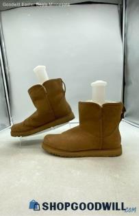 UGG Women's Cory Brown Suede Shearling Boots Sz 10