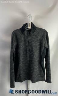 Columbia Women's Gray Heathered 1/2 Zip Sweatshirt - Sz XL