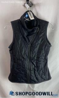 Athleta Women's Black Lightweight Quilted Insulated Vest - Sz XXS