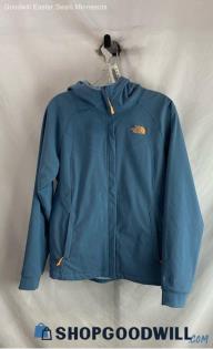 The North Face Women's Blue Full Zip Sweater - Sz M