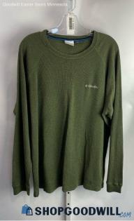 Columbia Men's Green Sweatshirt - Sz XL